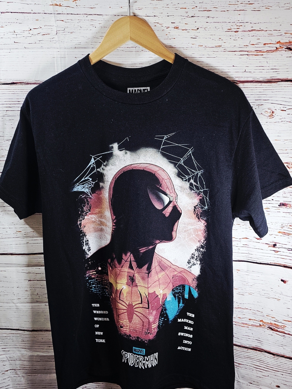 Marvel Spider-Man Black Graphic Tee